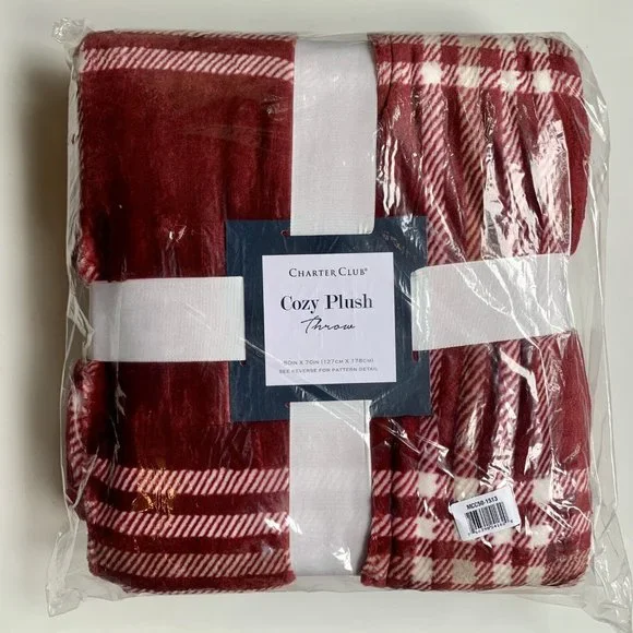 Charter club plush throw shop
